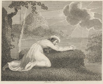 Persia, aurinko ja pilvi tekijältä William Blake