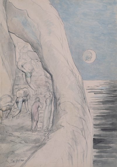 Ylpeät valtavien kuormitustensa alla 1824-27 tekijältä William Blake
