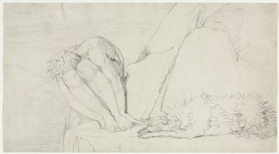 Ajatus kuolemasta yksin, pelko tuhoaa, c. 1795. tekijältä William Blake