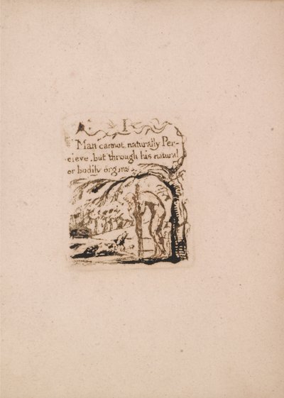 Luonnollista uskontoa ei ole, levy 3, minä en voi luonnollisesti. . . . (Bentley a4) tekijältä William Blake