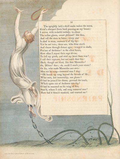 Youngin yön ajatukset, Sivu 16, Usein murtaa lauluni elämän rajojen ulkopuolella tekijältä William Blake