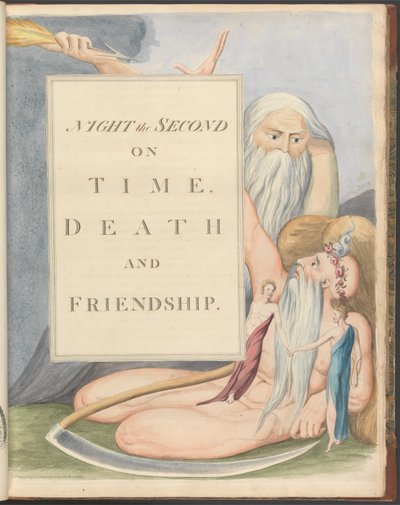 Youngin yön ajatukset, Sivu 17, Yö toinen, Aikana, Kuolema ja Ystävyys. tekijältä William Blake