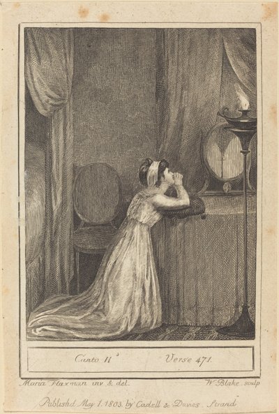 Canto II, säe 471 tekijältä William Blake after Mary Ann Flaxman