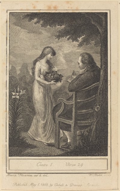 Canto I, säe 29 tekijältä William Blake after Mary Ann Flaxman