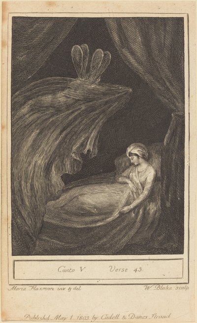 Canto V, säe 43 tekijältä William Blake after Mary Ann Flaxman