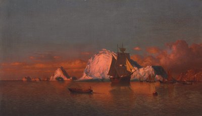 Kalastus Labradorin rannikolla, 1880 tekijältä William Bradford