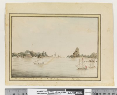 Opp. s. 36. `Rio Janeirossa katsoen sisäänkäyntiä kohti. 1787