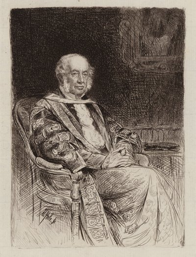 John Inglis of Glencorse, Skotlannin lordi, oikeuskansleri (kaiverrus) tekijältä William Brassey (after) Hole