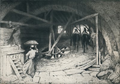 Galilealainen jauhomylly, 1800-luvun loppu - 1900-luvun alku, 1922. tekijältä William Brassey Hole