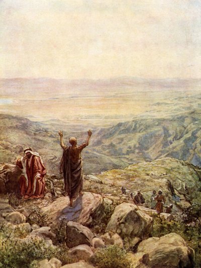 Bileam siunasi Israelin leiriä. - Raamattu tekijältä William Brassey Hole