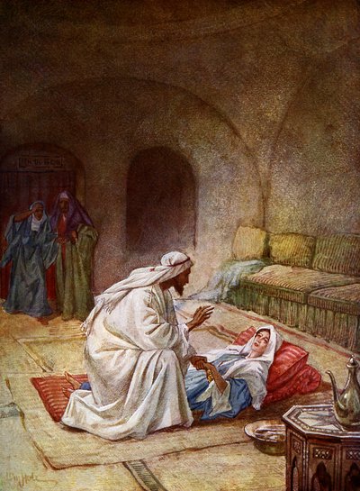 Jeesus parantaa sairaan tytön - Raamattu tekijältä William Brassey Hole