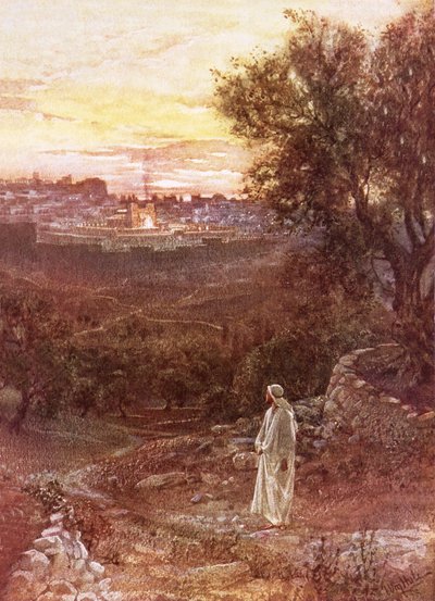 Jeesus Öljymäellä tekijältä William Brassey Hole