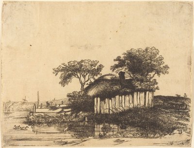 Mökki White Paling tekijältä William Byron after Rembrandt van Rijn