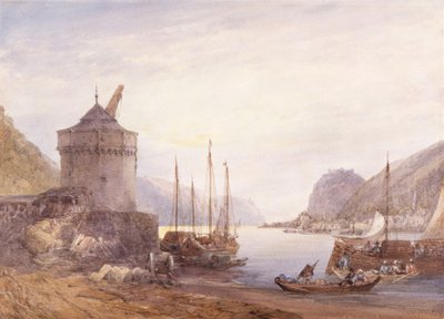 Andernach Reinillä tekijältä William Callow