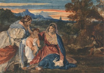 Madonna kanin kanssa tekijältä William Callow
