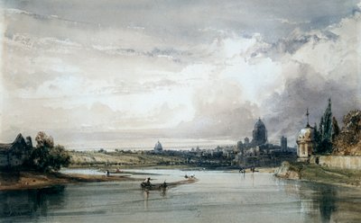 Pariisi kaukaa nähtynä, 1835-1900 tekijältä William Callow