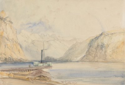 Walenstadt Weesenistä, Sveitsistä tekijältä William Callow