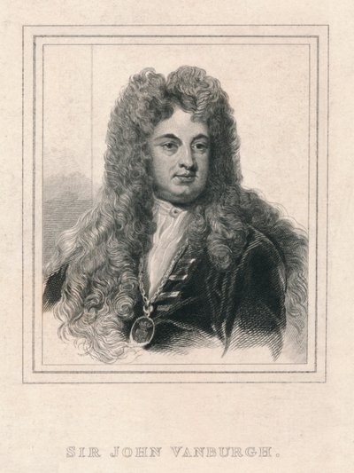 "Sir John Vanburgh", 1830. tekijältä William Camden Edwards
