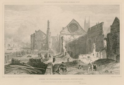 Winchester Placen rauniot, Southwark, Lontoo tekijältä William Capon