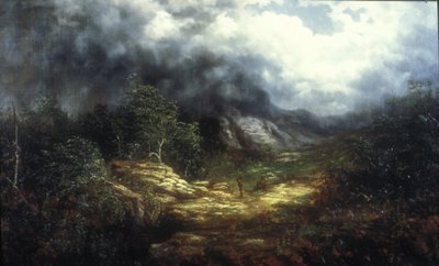 Storm Over the Blue Ridge (öljy kankaalle) tekijältä William Charles Anthony Frerichs