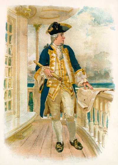 Amiraali, 1700-luku tekijältä William Christian Symons
