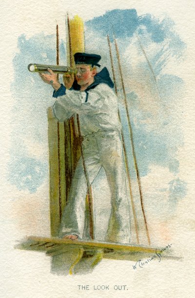 The Look Out, c1890-c1893. tekijältä William Christian Symons