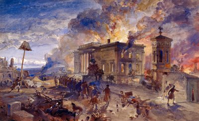 Tuulten palava temppeli, 1856 tekijältä William Crimea Simpson