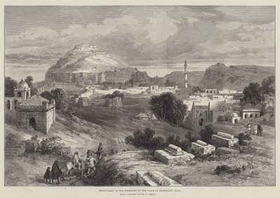 Dowlutabad, Hyderabadin Nizamin alueella Intiassa tekijältä William Crimea Simpson
