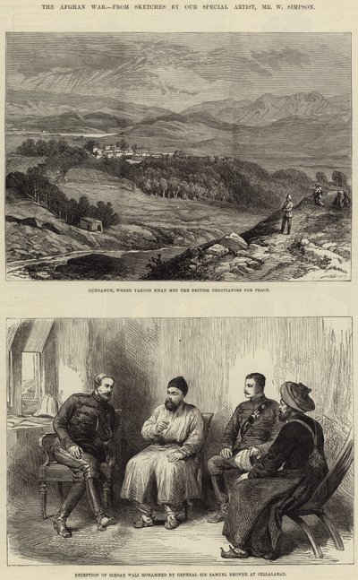 Afganistanin sota tekijältä William Crimea Simpson
