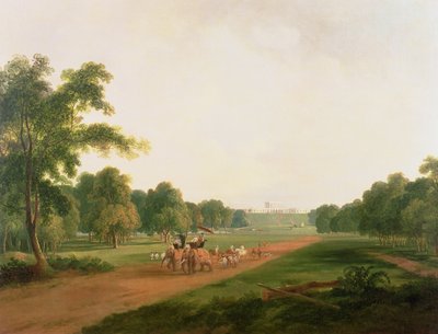 Metsästysjuhlat Intiassa tekijältä William Daniell