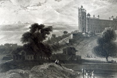Fatehpur Sikri lähellä Agraa, kaiverrus R. Brandard (kaiverrus) tekijältä William Daniell