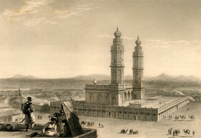 Moskeija Coimbatoressa, 1835. tekijältä William Daniell
