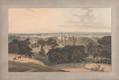 Taulu I: Lontoo Greenwich Parkista nähtynä tekijältä William Daniell