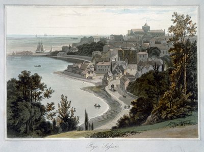 "Rye, Sussex", 1823 tekijältä William Daniell