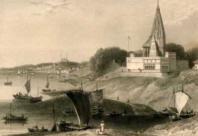 Bernar-pagodi, Benares, 1835. tekijältä William Daniell