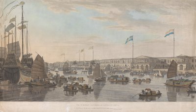 Eurooppalaiset kauppa-asemat Kantonissa Kiinassa tekijältä William Daniell