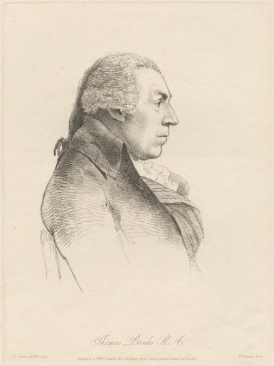 Thomas Banks, R.A. tekijältä William Daniell