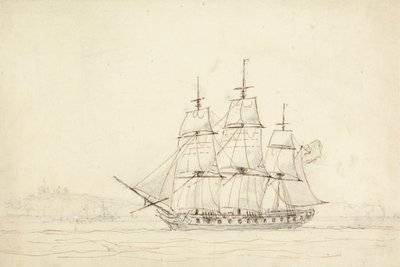 Kolmimastoinen laiva tekijältä William Daniell