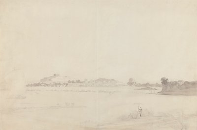 Näkymä Monghyr, Bihar tekijältä William Daniell