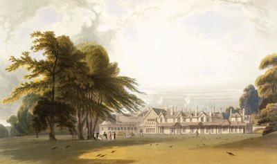 Windsor Park: Royal Lodge, c1827-30. tekijältä William Daniell