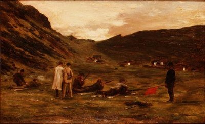Rifle Range (öljy paperille) tekijältä William Darling McKay