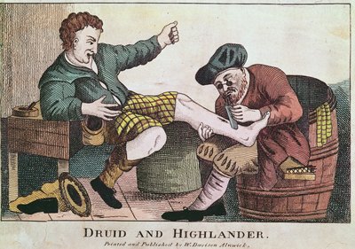 Druidi ja Highlander, 1815 tekijältä William Davison