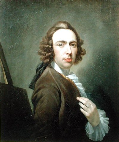 Omakuva, n. 1750 (öljy kankaalle) tekijältä William Delacour