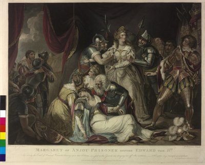 Kuvituskuva: Francklin: Anjoun Margareta (mezzotintta). tekijältä William Dickinson