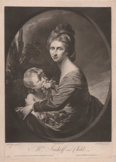 Rouva Imhoff ja lapsi tekijältä William Dickinson