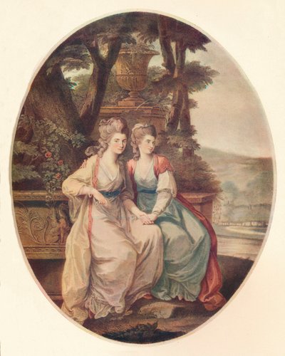 Devonshiren herttuatar ja Lady Duncannon, 1782 tekijältä William Dickinson