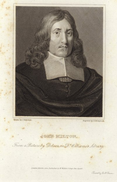 John Miltonin muotokuva tekijältä William Dobson