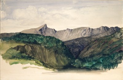 Tutkimus kaukaisesta vuoristosta, 1860 tekijältä William Dyce