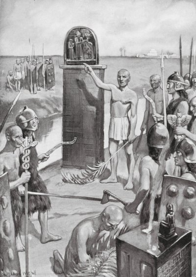 Lagashin rajan rajaaminen (litografia) (litho) tekijältä William Edward (after) Wigfull