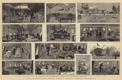 HMS Marlborough School for Engineering Students, Portsmouth tekijältä William Edward Atkins
